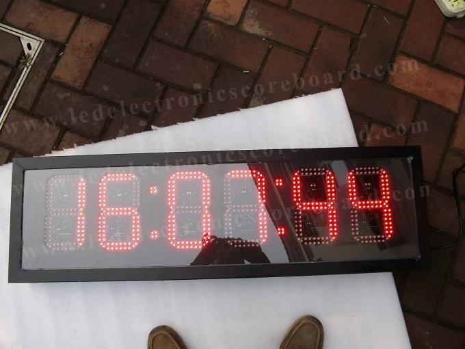 Bus Station Large Digital Clock With Seconds Easy Operation IP65 Waterproof