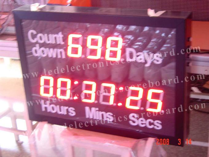 Outdoor Led Digital Clock Large Display With Wireless Remote Controller