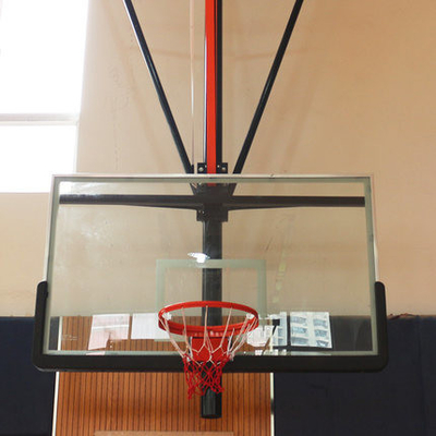 Customized Gymnasium Electric Basketball Hoop Ceiling Mounted
