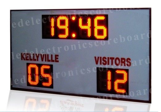 High Brightness LED Football Scoreboard For Outside CE / RoHS Approved