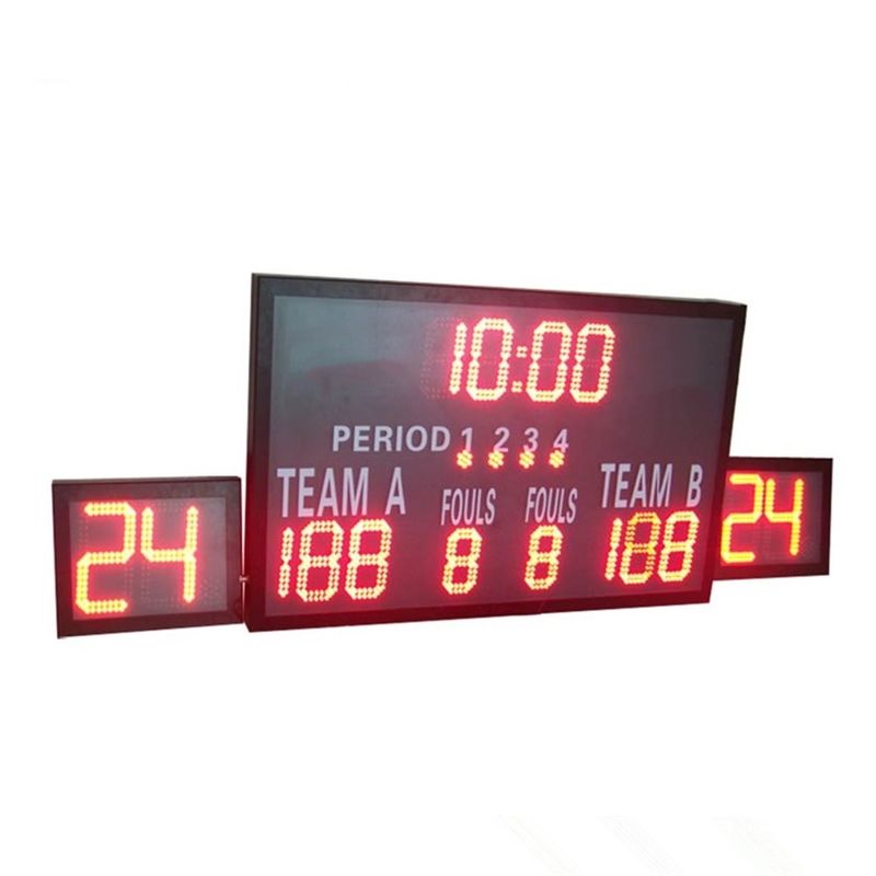 Outside Multi Portable Basketball Score Clock , Basketball Game Scoreboard