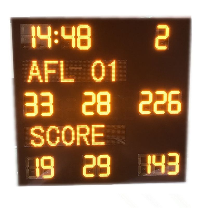 Aluminum Alloy AFL Scoreboard , Led Football Scoreboard With IP65 Waterproof Cabinet