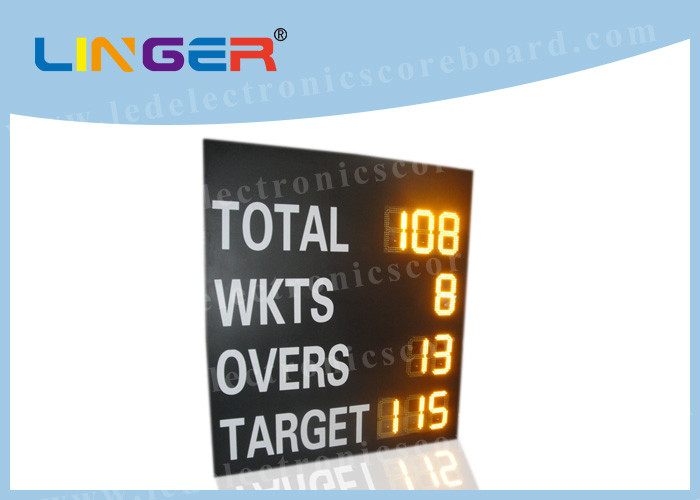 Large Outdoor Cricket Digital Scoreboard , 7 Segments Cricket Electronic Scoreboard