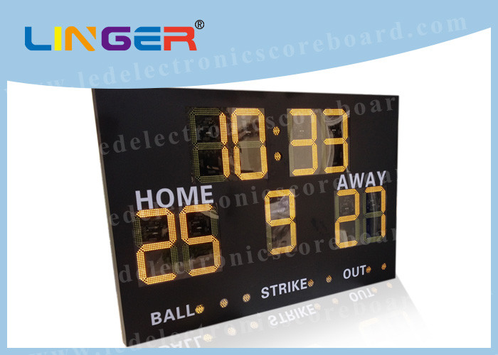 Electronic Baseball Scoreboards For Little League Wireless / Wire