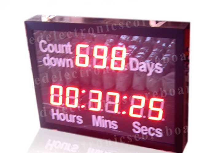 Outdoor Led Digital Clock Large Display With Wireless Remote Controller