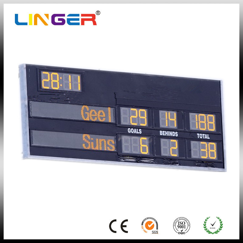 Stadium Outside Customized Afl Led Soccer Scoreboard With CE / ROHS Approved