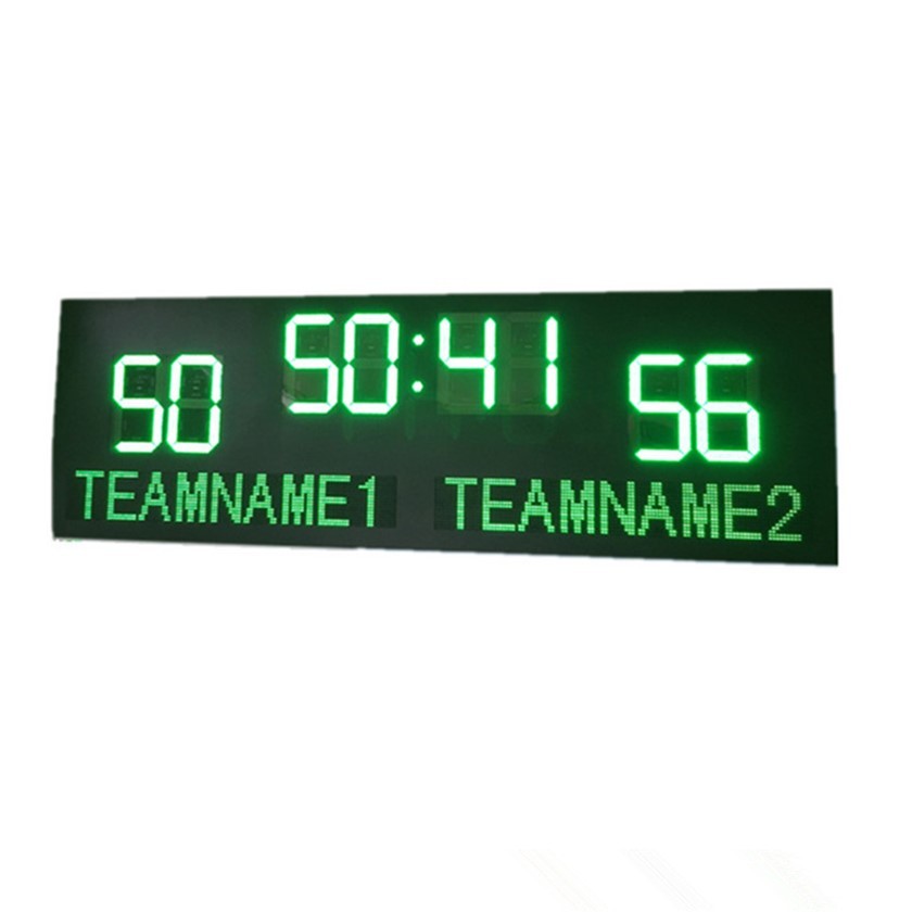 Outdoor Type Ip65 Led Football Scoreboard With Wireless Controller Box