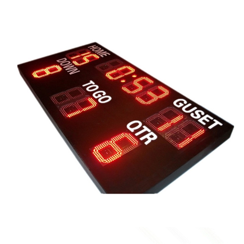 Outdoor Electronic Led Scoreboard For American Football 1000mm*2200mm*100mm