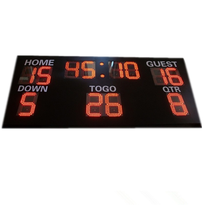 High Resolution Digital Score Display Board For Football Sport OEM / ODM Available