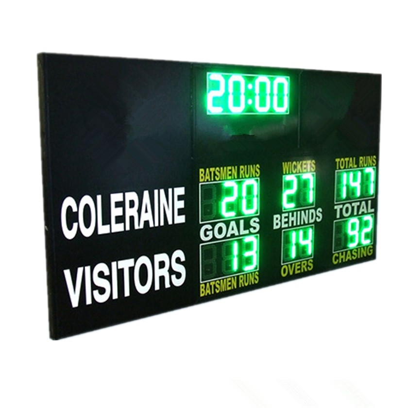Customised Design LED AFL Electronic Scoreboard Portable Back