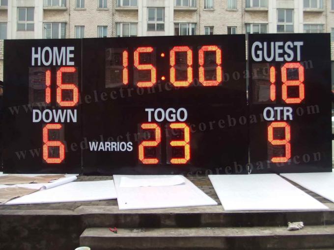 LED Electronic Sports Scoreboard , Multi Sport Scoreboard Front Face UV