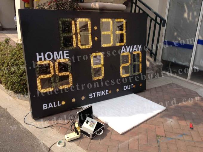 Electronic Baseball Scoreboards For Little League Wireless / Wire