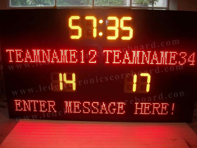 Personalized Football Stadium Scoreboard , Digital Score Display Board