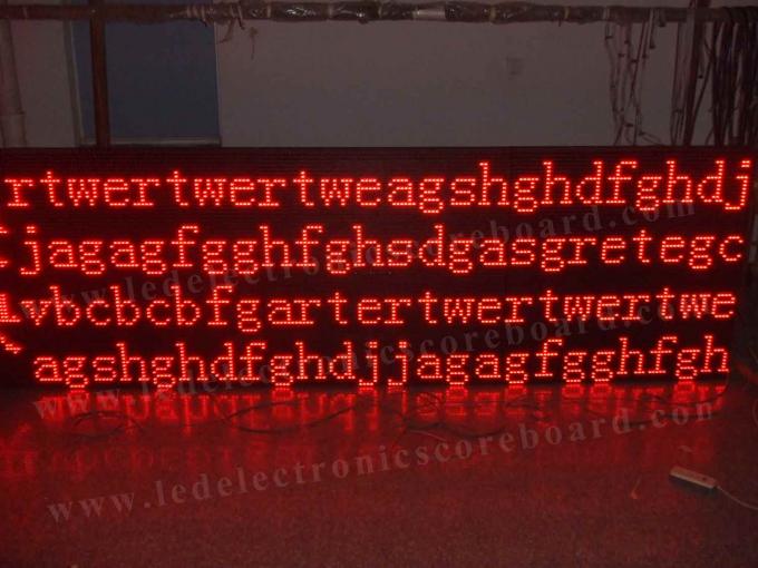 P10 Digital Scrolling Message Boards , Led Moving Message Display Board