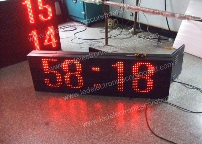 LED Scrolling Message Sign / Electronic Clock Display 2 Years Warranty