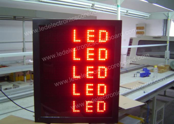 P16mm led scrolling message sign electronic scrolling message board 4 lines