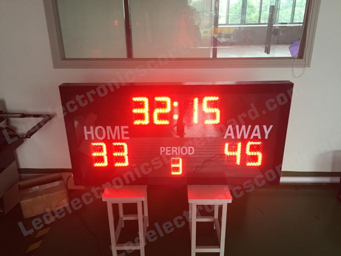 Ultra Thin LED Electronic Basketball Scoreboard With Remote Controller