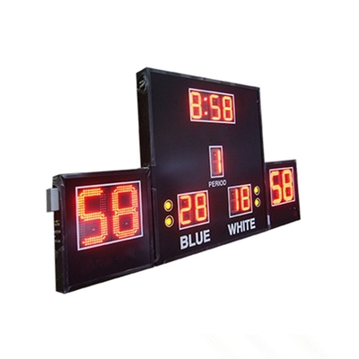 Outdoor Waterpolo Scoreboard Red Background With 12v Shot Clock