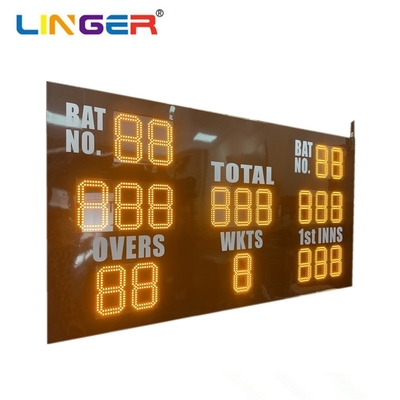 Outdoor 470Mhz LED Cricket Scoreboard With External High Gain Antenna