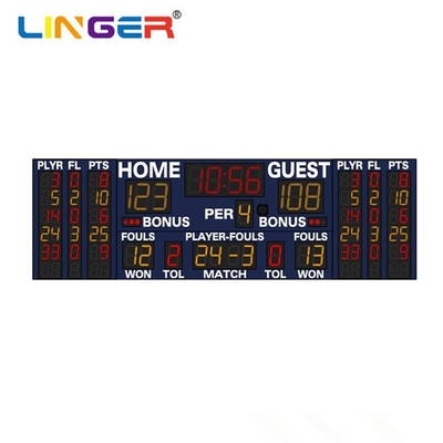 Multi Function Electronic Basketball Scoreboard With External Siren