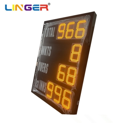Electronic Led Cricket Scoreboard With Nine 200mm Digits Dc12v Power