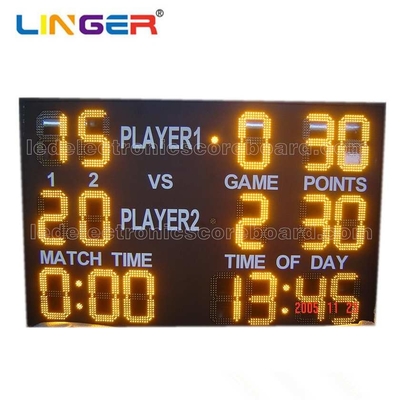 Fr4 Pcb Wireless Digital Tennis Scoreboard With 6mm Front Acrylic Board