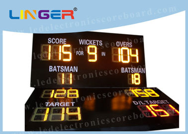 Wireless Type LED Cricket Scoreboard For Club / Stadium 2 Years Warranty