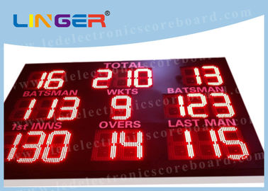 Sport LED Cricket Scoreboard With Wheel , Outdoor Portable Scoreboard For Cricket