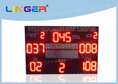 Different Color LED Cricket Scoreboard For Outside Hanging / Mounting Installation