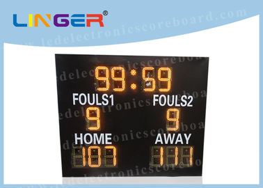 Different Sports LED Electronic Scoreboard Outdoor Front Glass Board UV Protection