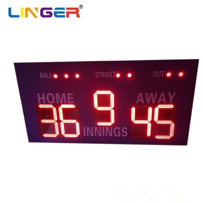 High Durability Digital LED Baseball Score Board With Easy Installation