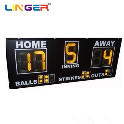 High Resolution Electronic Baseball Board LED Segment Digit High Refresh Rate