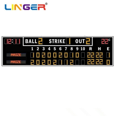 Wireless Control System Baseball LED Scoreboard Customized With Easy Installation