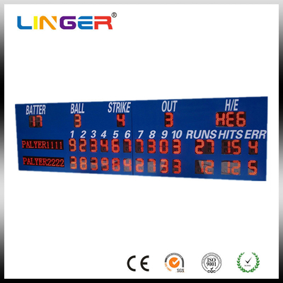 Wireless Control System Baseball LED Scoreboard Customized With Easy Installation