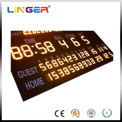 High Durability Baseball Sport Display Scoreboard With Wide Viewing Angle