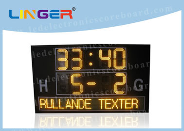 Amber Color and 12'' Inch 8 Digits Led Electronic Scoreboard for Sweden Markets