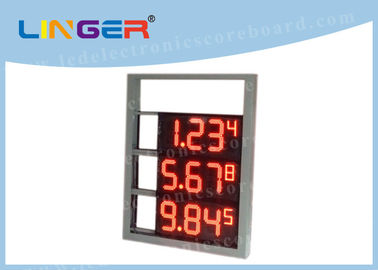 Multi Functional Digital Gas Price Signs High Brightness OEM / ODM Available