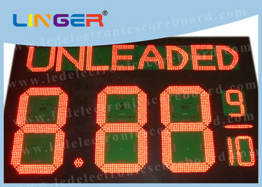 Electronic LED Gas Price Sign With Wireless Controller Box Easy Installation