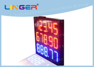 Professional Digital Price Sign Gas Station , Gas Led Display Board Price