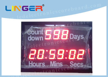 Outdoor Days Hours Minutes Seconds Countdown Timer Led For Countdown / Up