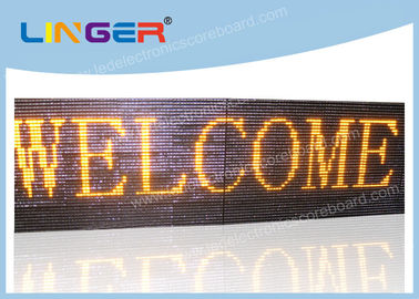 Customized LED Scrolling Message Sign CE / ROHS Approved 640mm*2048mm*120mm