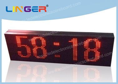 LED Scrolling Message Sign / Electronic Clock Display 2 Years Warranty