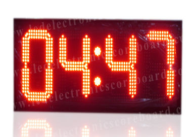 High Brightness Large Stopwatch Clock With Hanging Brackets CE / ROHS Approved