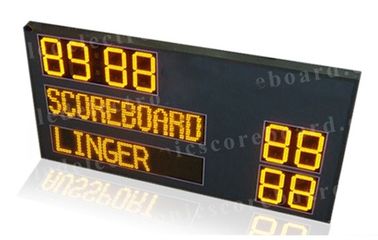 P12mm Pixel Module Team Name LED Horsepolo Scoreboard with Digits in Yellow Color