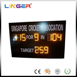 Cricket Match Customized Small Digital Scoreboard LOGO In High Bright Amber Color
