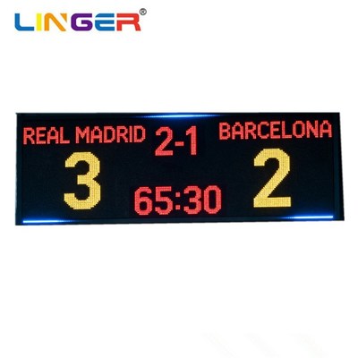 Outdoor Large Football Electronic Scoreboard With Team Name