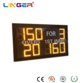 Small Model Digital Cricket Scoreboard In Yellow Color With IR Hand Held Remote Control