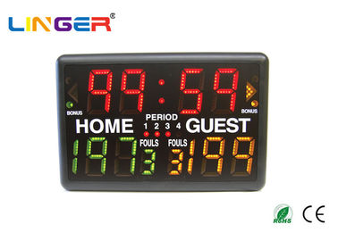 Led Indoor Light Portable Digital Basketball Scoreboard With Multi - Sports Function