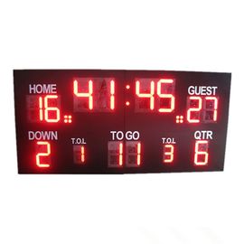 Ultra Bright LED Football Scoreboard With Wire Controller Box 2 Years Warranty