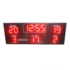 Portable Digital Scoreboard , Wireless Football Scoreboard Back Maintenance